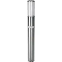 Albert 692071 Pollerleuchte Typ Nr. 2071 - Edelstahl, mit BWM (2272)für 1 x Lampe max. 20 W, E27, 2x Ersatzgläser: 90260370+90210309