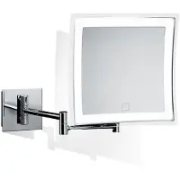 DECOR WALTHER BS 84 Touch LED-Wandspiegel eckig
