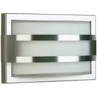 Albert 696180 Wand- und Deckenleuchte Typ Nr. 6180 - Edelstahl, für 1 x Lampe, E27