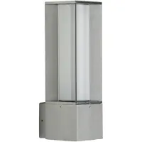 Albert 690335 Wandleuchte Typ Nr. 0335 - Edelstahl, für 1 x Lampe max. 20 W, E27