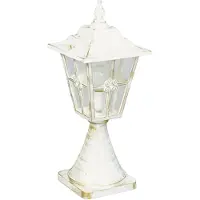 Albert 670532 Sockelleuchte Typ Nr. 0532 - Farbe: weiß-gold, für 1 x Lampe, E27