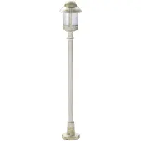 Albert 674141 Wegeleuchte Typ Nr. 4141 - Farbe: weiß-gold, für 1 x Lampe, E27