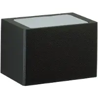 Albert 666167 Wandleuchte Typ Nr. 6167 - 2-seitig - Farbe: schwarz, 2-seitig für 1 x QT14 - 60 W, G9