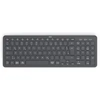 Hama Tastatur "Tastatur WK-300 (kabellos, QUERTZ, Multi-Device)", schwarz, Tastaturen, Tastatur