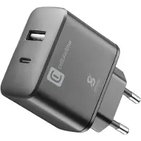Cellularline Dual Super Fast Charger 25W - Samsung, Drinnen, AC, Schwarz