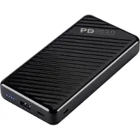 Vivanco ViVancoSuper Fast Car Charge PD, 20000 mAh, Lithium-Ion (Li-Ion), Quick Charge 3.0, 3,7 V, Schwarz