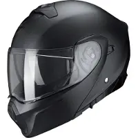 Scorpion Exo-930 Evo Solid Schwarz Perle Matt Klapphelm Größe 2XL