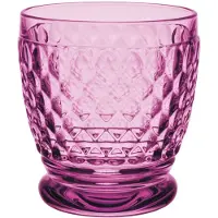 Villeroy & Boch Whiskyglas "Becher Boston Coloured 330 ml", pink (berry), Glas, Trinkgefäße, Whiskyglas