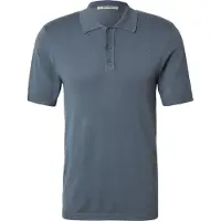 Only & Sons Poloshirt "ONSWYLER LIFE REG 14 SS POLO KNIT NOOS", Herren, Gr. XXL, grau (stormy weather), Strick, Obermaterial: 78% Viskose, 22% Polyester, unifarben, regular fit, Shirts Poloshirt