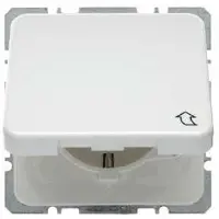 Berker 471609, Typ F, Weiß, Thermoplast, IP44, Spritzwassergeschützt, IEC 60884-1, VDE 0620-1