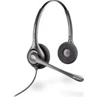 HP Poly H261N Supraplus Binaurales Headset mit Tasche TAA, Verkabelt & Kabellos, Büro/Callcenter, Kopfhörer, Schwarz