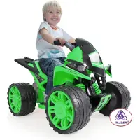 Injusa Quad "The Beast" 12V Batterie, 81 cm rot/schwarz, ab 2 Jahren geeignet