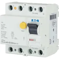 Eaton FI-Schalter, 40A, 4p, 300mA, Typ G/A 167709