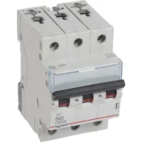 Legrand 404130 TX3 Leitungsschutzschalter B-Charakteristik, 40A, 3-polig, 10kA, 400VAC, 3TE