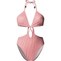 Pepe Jeans für Damen. PLB10567 Badeanzug aus leichtem Stretchstoff rosa (XS), Strandbekleidung, Polyester