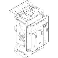 ABN XTR609 NH-Trenner Gr,00 mit Universal Anschluss Montage auf Sammelschienen 60mm, EBM 70mm