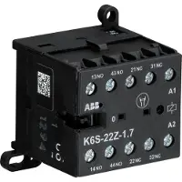 ABB K6S-22Z-1.7-71 Kleinhilfsschütz, 24 V DC, 1,7 W GJH1213001R7221
