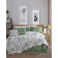 L'essentiel Maison , Lara - White, Bettbezug-Set für Super-King-Size-Betten (FR), Weiß, 50 % BAUMWOLLE / 50 % POLYESTER, 260 x 220 cm