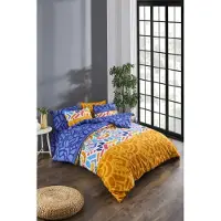 L'essentiel Maison , Doodle - Multicolor, Mehrfarbig, Einzelbettbezug-Set (FR), 65 % BAUMWOLLE / 35 % POLYESTER, 140 x 200 cm