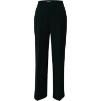 ONLY Anzughose "ONLHATTIE-LANA HW W MEL PANT TLR NOOS", Damen, Gr. 42, Länge 32, schwarz, Web, Obermaterial: 80% Polyester, 15% Viskose, 5% Elasthan, unifarben, lang, Hosen Anzughose, Materialmix