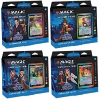 Wizards of the Coast Magic the Gathering Universes Beyond: Doctor Who Commander-Decks Display (4) englisch