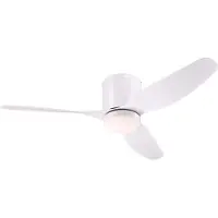 WESTINGHOUSE LED-Deckenventilator Carla, leise, 117 cm, weiß