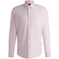 BOSS für Herren. 50519707 Regular Fit Oxford Hemd rosa (S), Baumwolle, Klassisch, Langarm