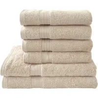 Dyckhoff Handtuch Set "Siena", beige (champagner), Obermaterial: 100% Baumwolle, Handtuch-Sets, Handtuch Set, in tollen Unifarben