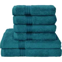 Dyckhoff Handtuch Set "Siena", Set, 6 tlg., Walkfrottier, in tollen Unifarben