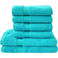 Dyckhoff Handtuch Set "Siena", Set, 6 tlg., Walkfrottier, in tollen Unifarben