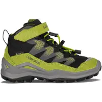 Lowa MADDOX PRO GTX MID VC JR Kinder Kinderstiefel Outdoorschuhe Mid black/lime 23 grün