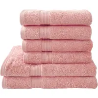 Dyckhoff Handtuch Set "Siena", rot (rosenholz), Obermaterial: 100% Baumwolle, Handtuch-Sets, Handtuch Set, in tollen Unifarben