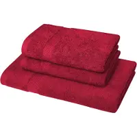 Dyckhoff Handtuch Set "Planet", Set, 3 tlg., Walkfrottier, 2 Handtücher (50x100cm), 1 Duschtuch (70x140cm)