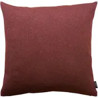 Homing Dekokissen "Kalmar" Gr. 1, rot (rubinrot, unifarben), B:48cm L:48cm, Polyester, Dekokissen_Sitzkissen_Kissenhüllen, Dekokissen, Pflegeleicht