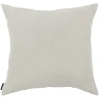 Homing Dekokissen "Monaco" Gr. 1, grau (silbergrau, unifarben), B:50cm L:50cm, Polyester, Dekokissen_Sitzkissen_Kissenhüllen, Dekokissen, Pflegeleicht