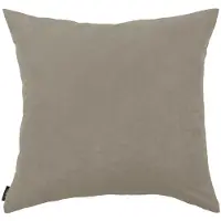 Homing Dekokissen "Monaco" Gr. 1, grau (taupe, unifarben), B:50cm L:50cm, Polyester, Dekokissen_Sitzkissen_Kissenhüllen, Dekokissen, Pflegeleicht