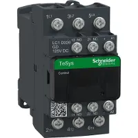 Schneider Electric LC1D326GD Leistungsschütz LC1D 3p, +1S+1Ö, 15 kW, 32 A, 400 V AC3, Spule 125 V DC