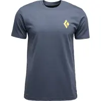 Black Diamond M Shredded SS Tee charcoal (0038) LRG