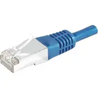 EXC 858324, 20 m, Cat6a, S/FTP (S-STP), RJ-45, RJ-45, Blau