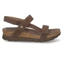 Panama jack Selma Sandalen Plat - Taupe - Maat 41