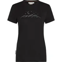 Icebreaker W Mer 150 Tech Lite Short Sleeve Tee Sparkling Sta black (IB001) XL