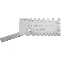 Format Kombinierte Dreh- und Gewindestahllehre - 90 x 40 mm
