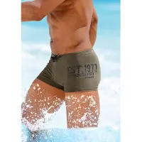 Bruno Banani Boxer-Badehose in oliv | Gr.: S