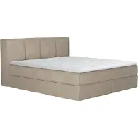Home affaire Boxspringbett "Addyson", lila (pearl), B:170cm L:230cm, 100% Polyester, , Komplettbetten, Boxspringbett, Boxspringbett inkl. Topper, 2 Matratzen
