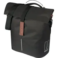Basil City Shopper Mik Fahrradtasche 16l Schwarz Schwarz One Size
