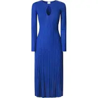 Pepe Jeans für Damen. PL953642 Natasha Kleid blau (L), Lässig, Polyester, Langarm