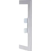 Hager BR65210W7035 Wandanschlussblende zu BR/H/N/A/S 68x210mm OT 80mm aus Stahlblech lichtgrau