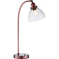 ENDON Tischleuchte Hansen | 1-flammig | 40W E14 | Metall/Glas