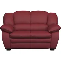 Cotta 2-Sitzer "Casino", rot, B:159cm H:88cm T:92cm, 100% Echtleder, Sofas, 2-Sitzer, Polstergarnitur, auch als Set erhältlich