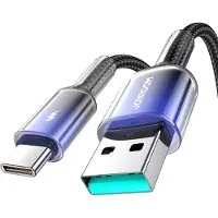 JOYROOM S-A42 A-C BL, 1,2 m, USB A, USB C, USB 2.0, Schwarz